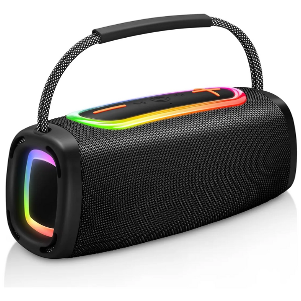 Corneta Parlante Altavoz Bluetooth Portátil Boombox 5.3 Led