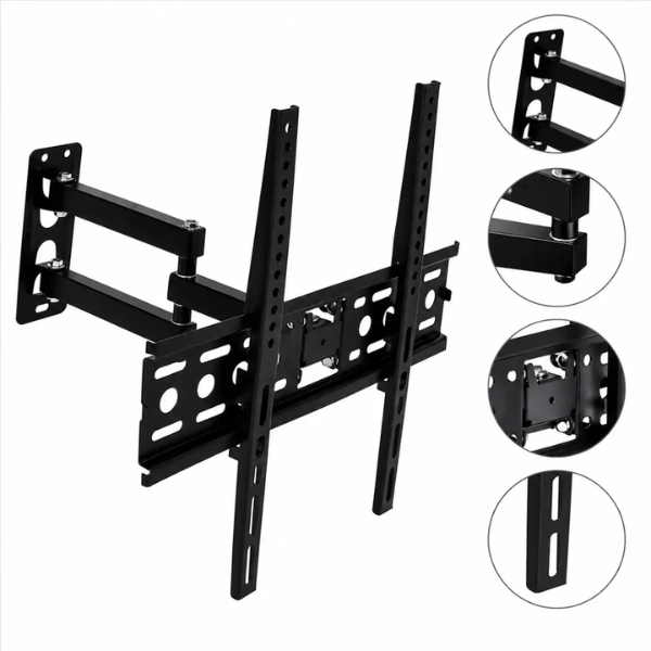 Soporte De Tv Ajustable Base Retractil Para Pared 26-55