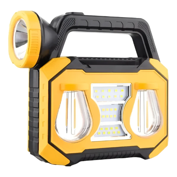 Linterna Solar Lampara Led De Camping Powerbank 3 Modos Usb