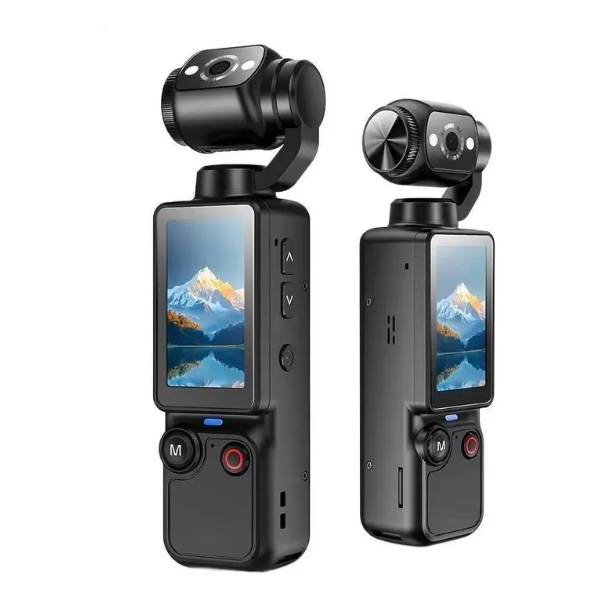 Camara Digital De Video Vogglera Viajera Recargable 180° Usb Negro