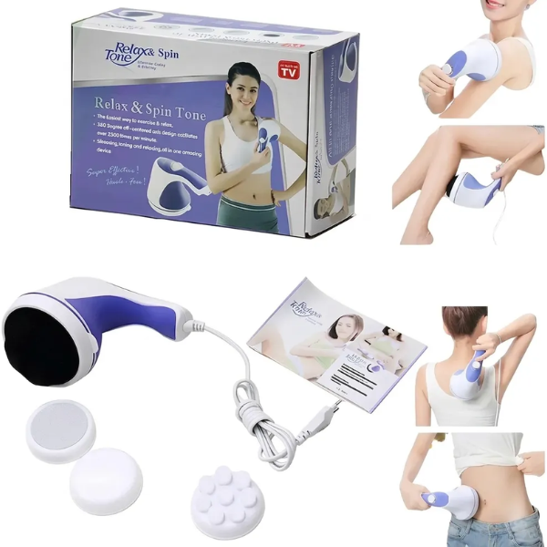 Masajeador Tonificador Corporal Electrico Vibracion 4 En 1