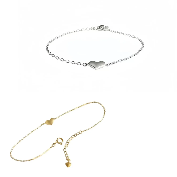 pulsera caneda corazon